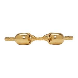 Alexander McQueen Jewelry - Alexander McQueen Crystal Twin Skull Bracelet Alexander McQueen Jewelry - Alexander McQueen Crystal Twin Skull Bracelet